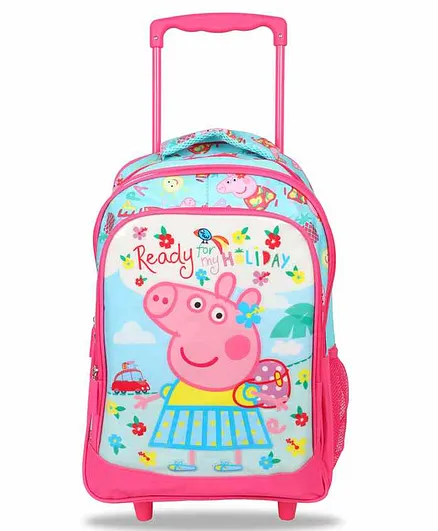 Peppa Pig Trolley Backpack Pink - 16 Inches