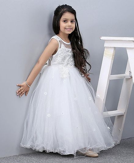 white frock for 6 year girl