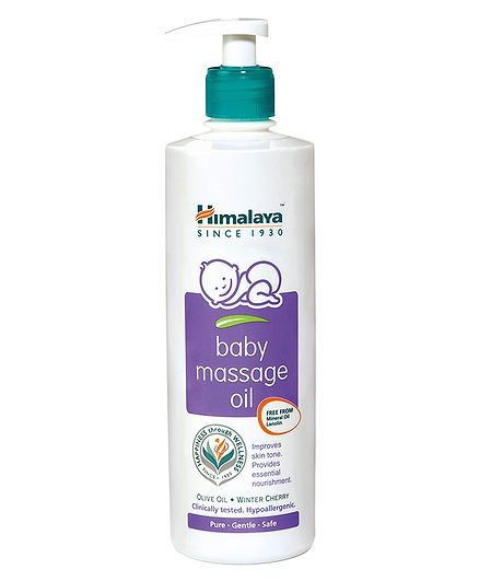 Himalaya Herbal Baby Massage Oil Dispenser Bottle - 500 ml Online in India, Buy at Best Price from FirstCry.com - 333264