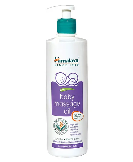 Himalaya Herbal Baby Massage Oil Dispenser Bottle - 500 ml