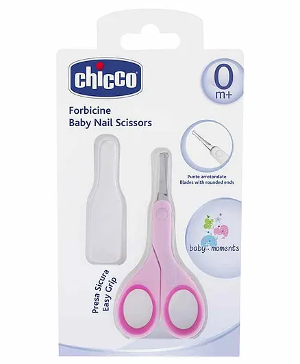 Chicco Baby Nail Scissor - Pink