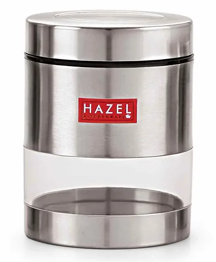 Hazel Stainless Steel Transparent Container Silver - 500 ml