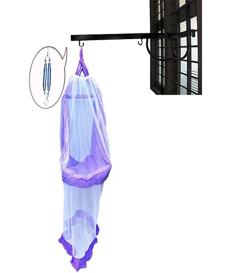 VParents Infant Swing Cradle with Metal Window Hanger - Purple