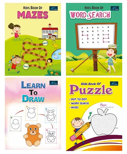 Book Ford Publications 4 In 1 Combo Puzzle Maze Drawing Word Search Books English Online In India Buy At Best Price From Firstcry Com 3350182