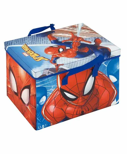 Arditex Disney Spider Man Fabric Storage Box Cum Play Mat - Blue