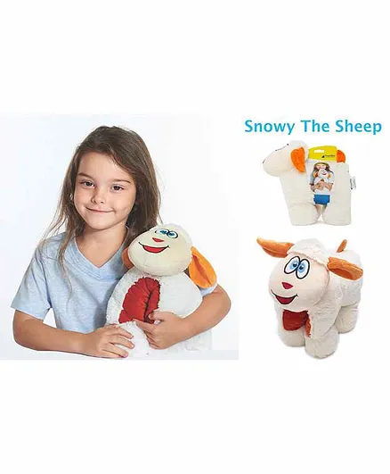 Travel Blue Snowy The Sheep Neck Pillow - White