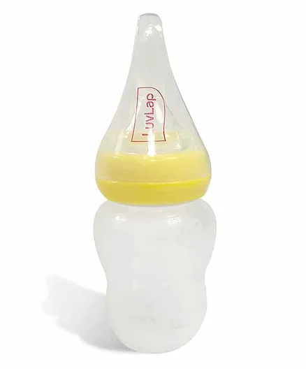 LuvLap Silicone Easy Squeeze Baby Food Feeder - 180 ml