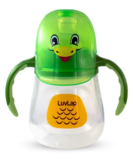 LuvLap Clever Frog  Spout Sipper Green - 210 ml