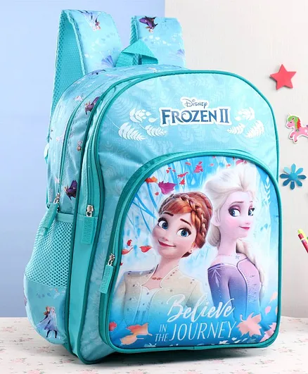 Disney Frozen School Bag Turquoise Blue - 18 Inches