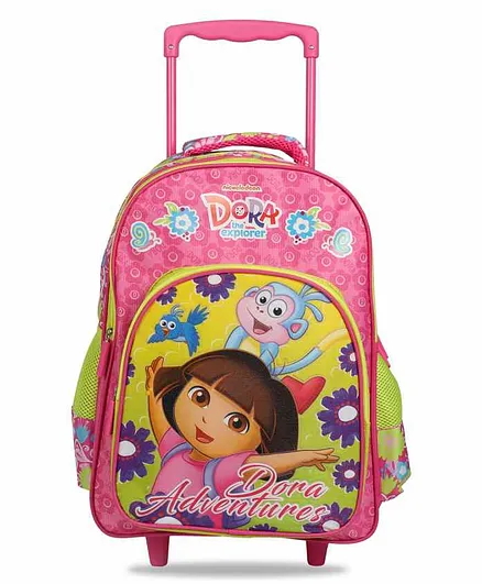 Dora the Explorer Trolley School Bag Pink - 16 Inches