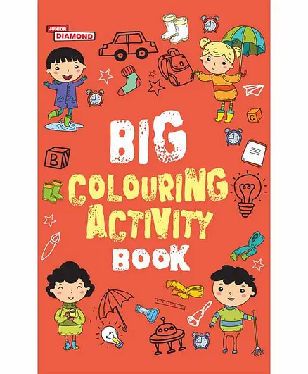 Jr Diamond Big Colouring Activity Book - English