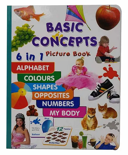 Sterling Basic Concepts Picture Book - English