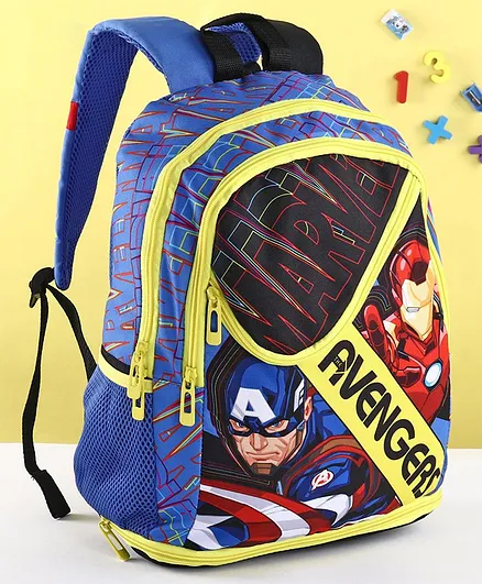 Marvel Avengers School Bag Blue - 17 Inches