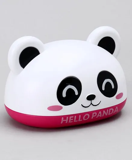 Panda Design Soap Case - White