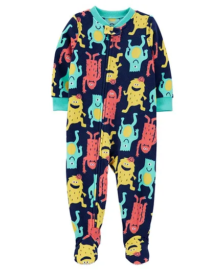 Carters Big Girls Footed Microfleece PJs Sleeper Pajamas 
