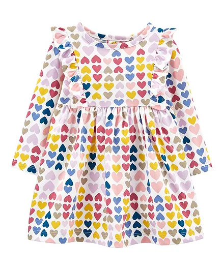 Carter's Heart Jersey Dress - Multicolor