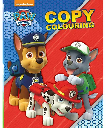 Paw Patrol Copy Colouring Book - English