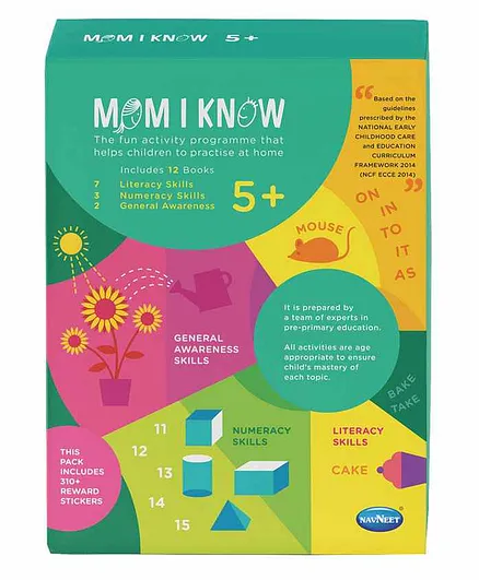 Navneet Mom I Know Learning Books Pack of 12 - English