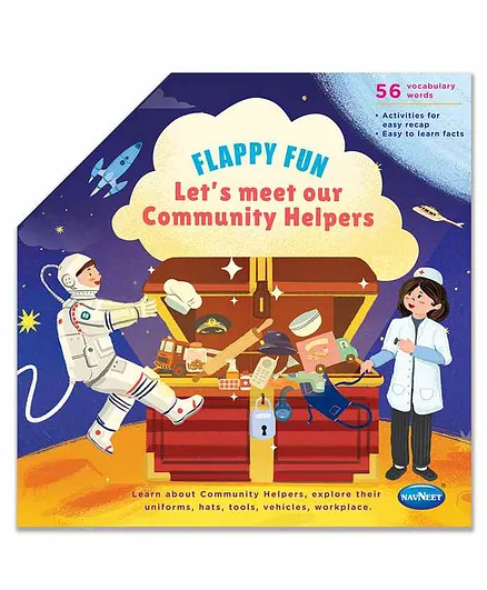 Navneet Flappy Fun Lets Meet Our Community Helpers Picture Book - English
