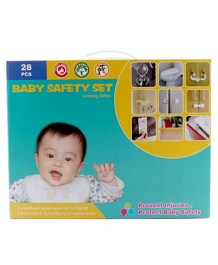 Probebi Baby Safety Set White - 28 Pieces