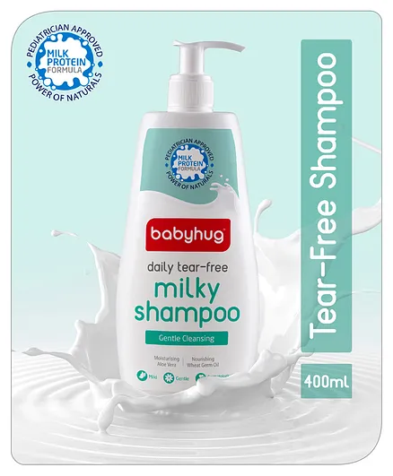 Babyhug Milk Protein Formula Daily Tear Free Shampoo - 400 ml