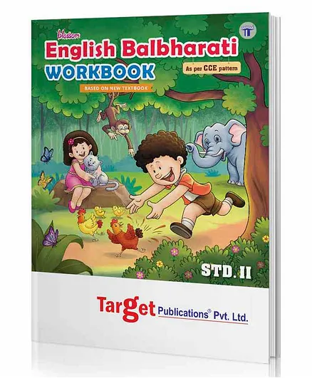 Target Publications Blossom 2nd Std Balbharati Workbook - English