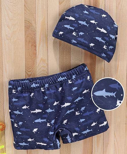 baby shark swim trunks 12 months