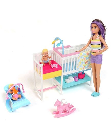 barbie nursery playset