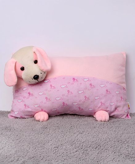 Funzoo Puppy Soft Toy Pillow - Pink 