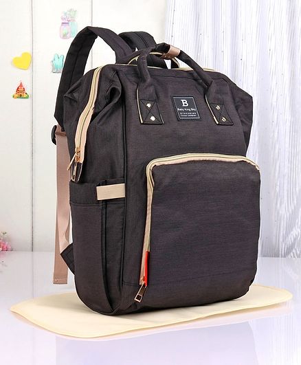 diaper bag with changing mat