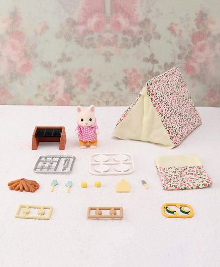 sylvanian families seaside camping set