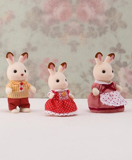 sylvanian families chocolate rabbit family