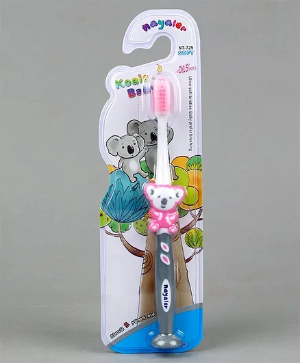 Toothbrush Koala Design - Pink White