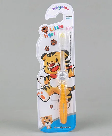 Toothbrush Tiger Design - Yellow