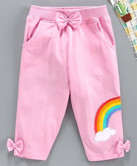 Babyhug Full Length  Pants - Pink