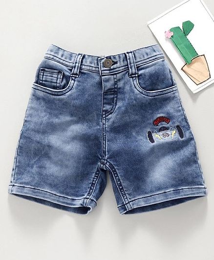 thigh length jean shorts