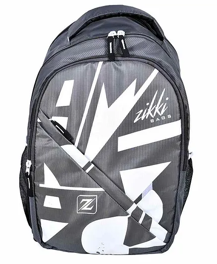 Zikki Bags School Backpack Grey - 18 Inches