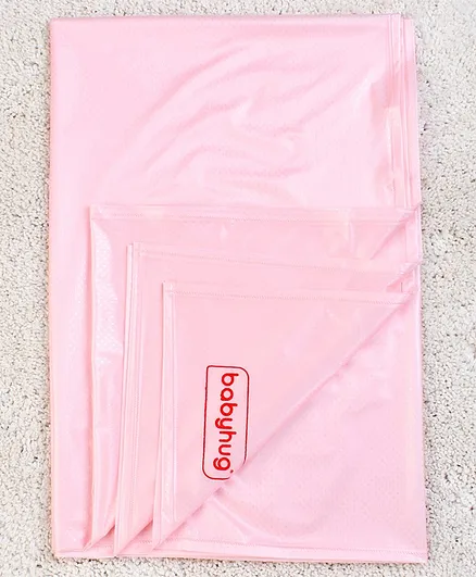 Babyhug Plastic Sheet Extra Large Size  - Pink