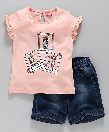 3 years baby jeans top