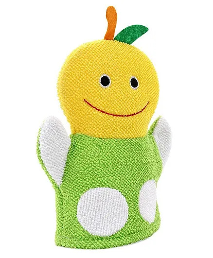 Babyhug Fruit Shape Bath Glove - Green