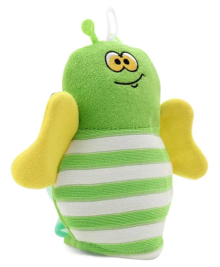 Babyhug Bee Shape Bath Glove - Green