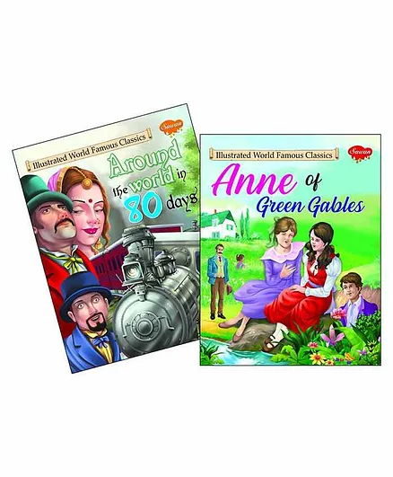 Sawan World Famous Classic Anne of Green Gables Classic Story Books Pack of 2 - English