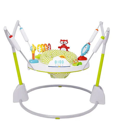 Skip Hop Baby Bouncer cum Jumper with Lights and Music - Multicolor