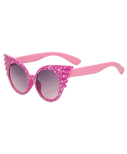 Kidofash Star Print Detailing UV Protected Sunglasses - Pink