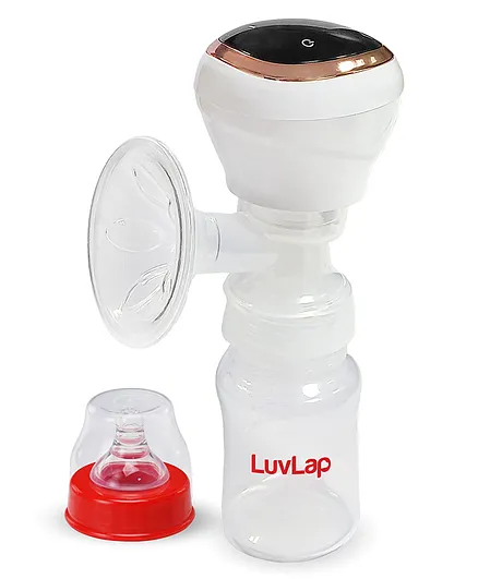 LuvLap Elite Electric Breast Pump with 2 Phase Pumping - White