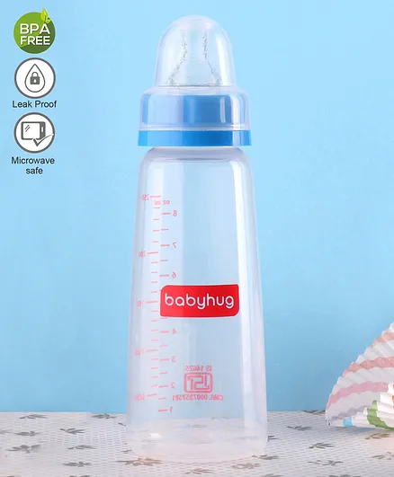 Babyhug Mountain Shape Feeding Bottle Blue 250 ml Online in