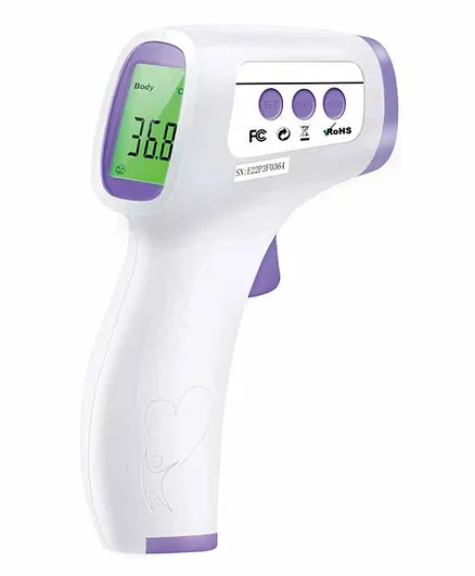 Hetaida Non Contact Infrared Body Thermometer - White