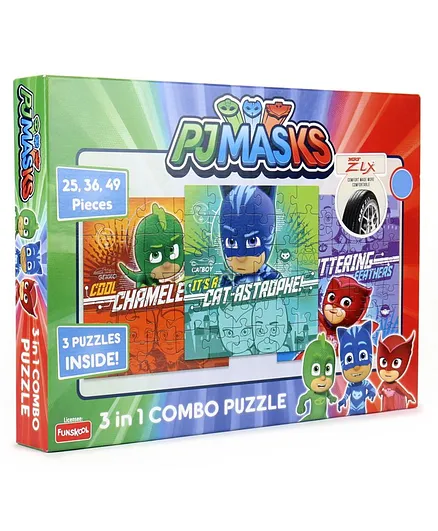 PJ Mask 3 in 1 Combo Jigsaw Puzzle - 110 Pieces