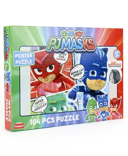 PJ Mask Poster Jigsaw Puzzle - 104 Pieces Online India, Buy Puzzle Games &  Toys for (3-8 Years) at  - 3573632