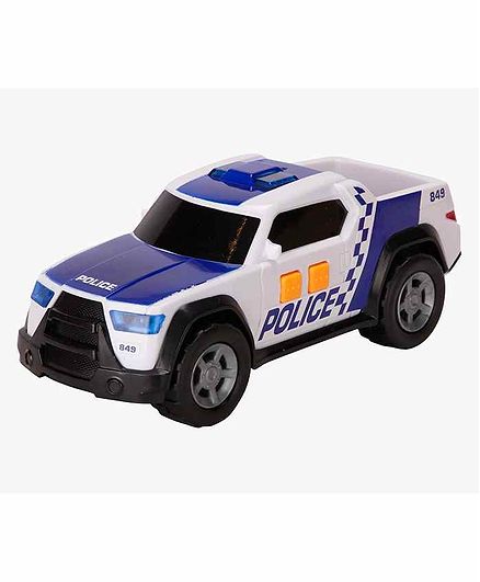 blue toy police car